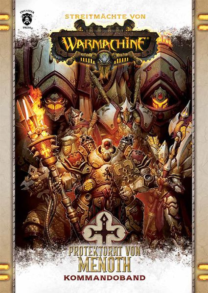 Cover von Streitmächte von Warmachine: Protektorat von Menoth Kommandoband