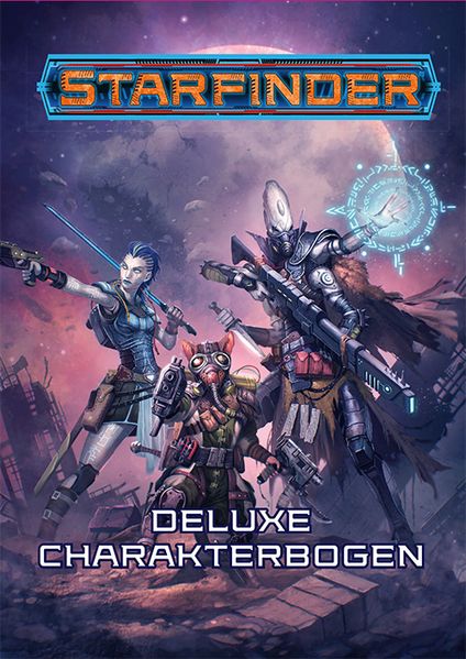Cover von Starfinder Deluxe-Charakterbogen