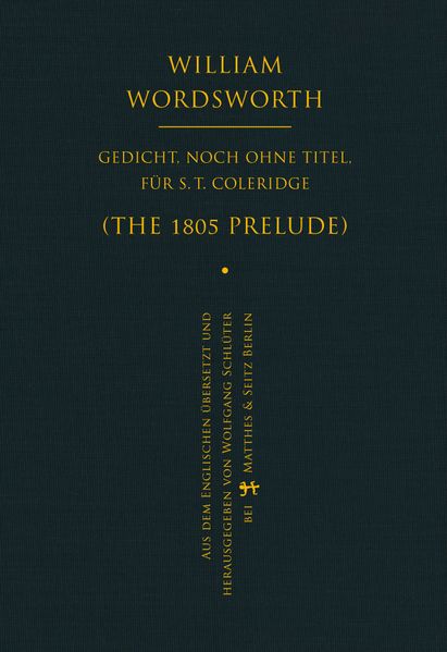Cover von Gedicht, noch ohne Titel, für S. T. Coleridge
