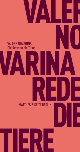 Cover von Die Rede an die Tiere