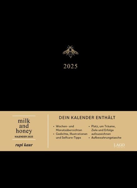 Cover von milk and honey – Kalender 2025