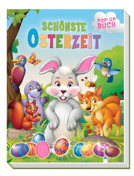 Cover von Pop-up Buch „Schönste Osterzeitâ€