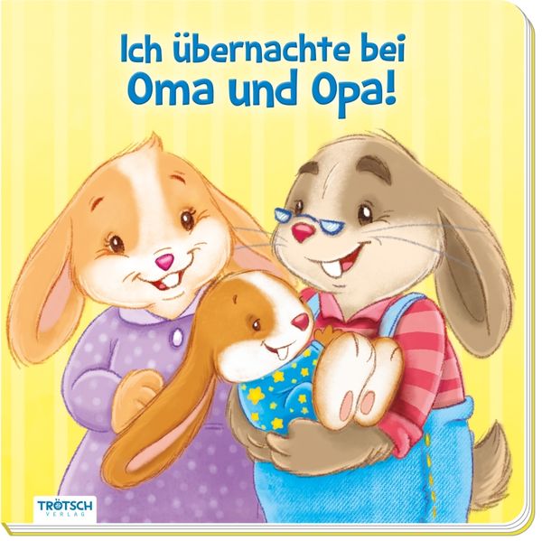 Cover von Bilderbuch „Ich übernachte bei Oma und Opa“