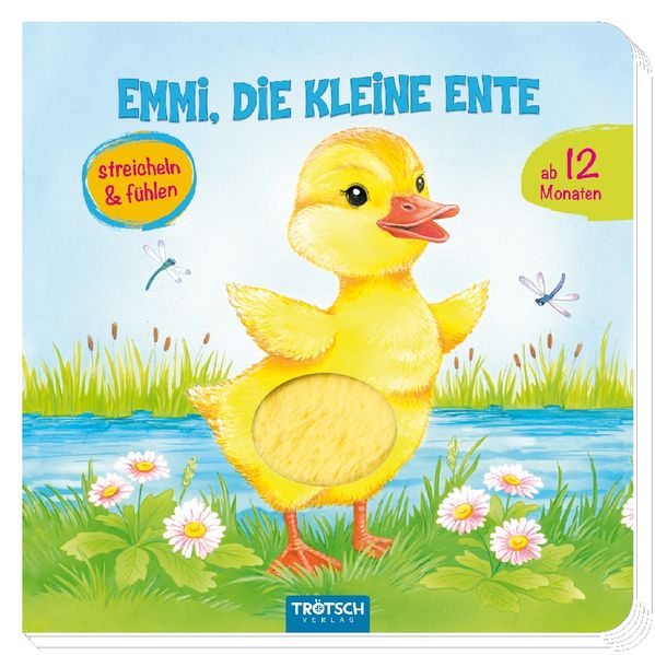 Cover von Fühlbuch „Emmi, die kleine Ente“