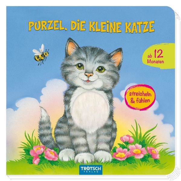 Cover von Fühlbuch „Purzel, die kleine Katze“