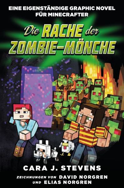 Cover von Die Rache der Zombie-Mönche: Graphic Novel für Minecrafter