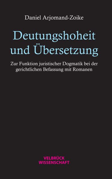 Cover von Deutungshoheit und Übersetzung