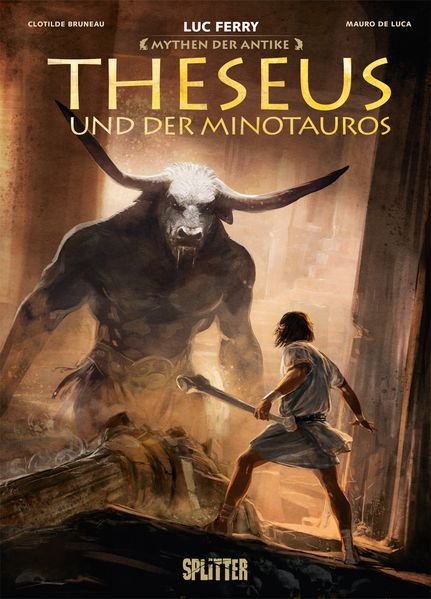 Cover von Mythen der Antike: Theseus und der Minotaurus (Graphic Novel)