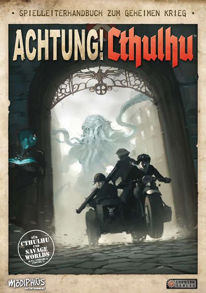 Cover von Achtung! Cthulhu – Spielleiterhandbuch