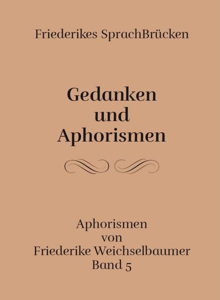 Cover von Gedanken und Aphorismen