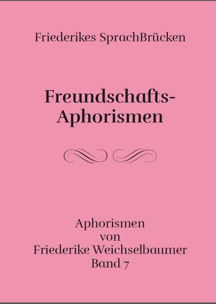 Cover von Freundschafts-Aphorismen