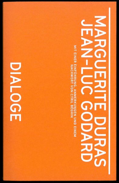 Cover von Marguerite Duras, Jean-Luc Godard. Dialoge