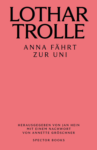 Cover von Anna fährt zur Uni