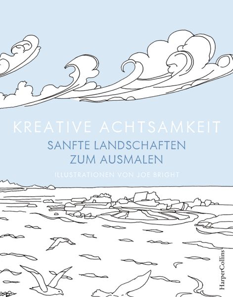 Cover von Kreative Achtsamkeit – Sanfte Landschaften zum Ausmalen