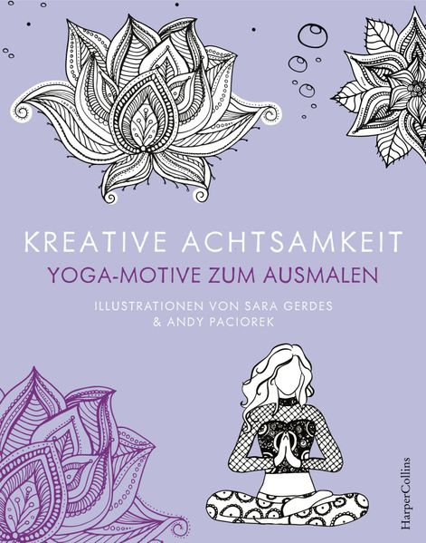 Cover von Kreative Achtsamkeit – Yoga-Motive zum Ausmalen
