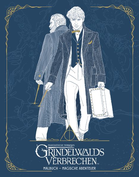 Cover von Phantastische Tierwesen: Grindelwalds Verbrechen (Malbuch – Magische Abenteuer)