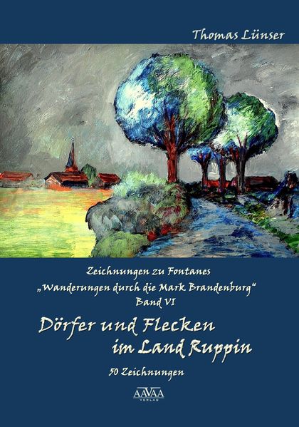 Cover von Zeichnungen zu Fontanes »Wanderungen durch die Mark Brandenburg« – Band VI