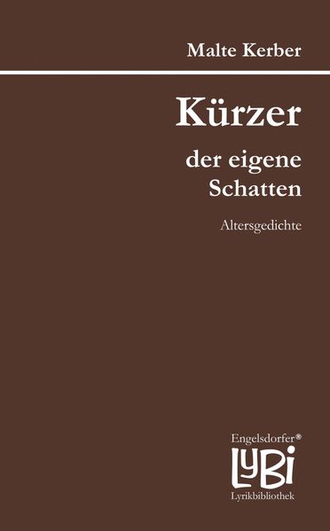 Cover von Kürzer der eigene Schatten