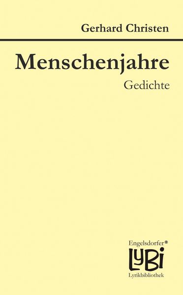 Cover von Menschenjahre