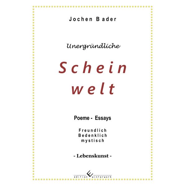 Cover von Unergründliche Scheinwelt