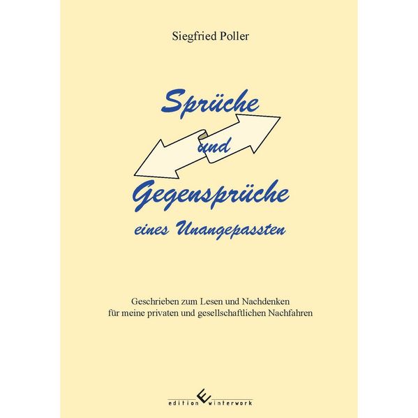 Cover von Sprüche und Gegensprüche eines Unangepassten