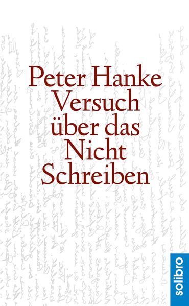 Cover von Versuch über das Nichtschreiben