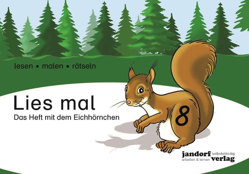 Cover von Lies mal 8 – Das Heft mit dem Eichhörnchen