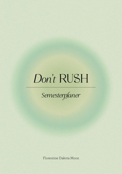 Cover von Don’t Rush