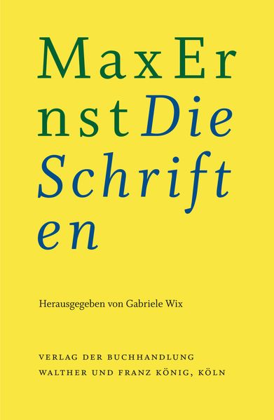 Cover von Max Ernst: Die Schriften