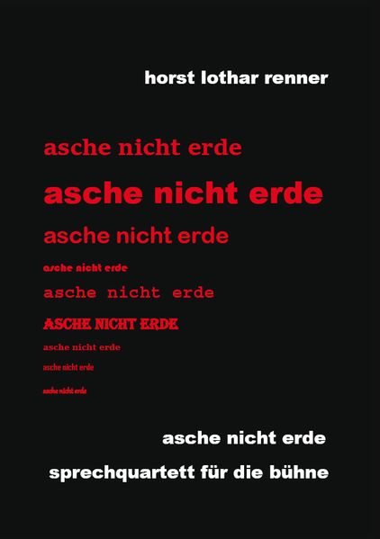 Cover von asche nicht erde