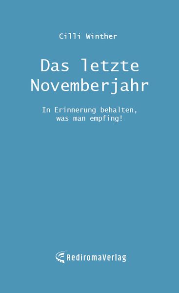Cover von Das letzte Novemberjahr