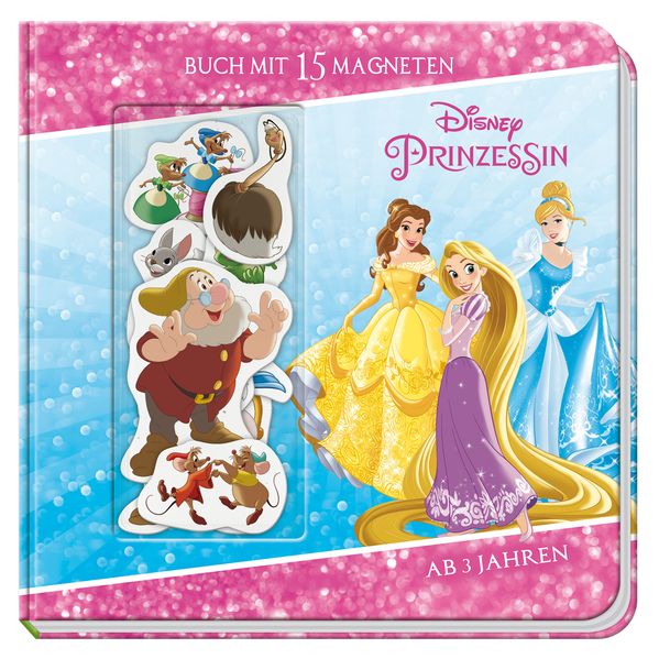 Cover von Disney Prinzessin: Buch mit 15 Magneten