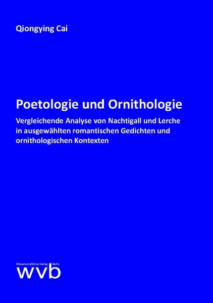 Cover von Poetologie und Ornithologie