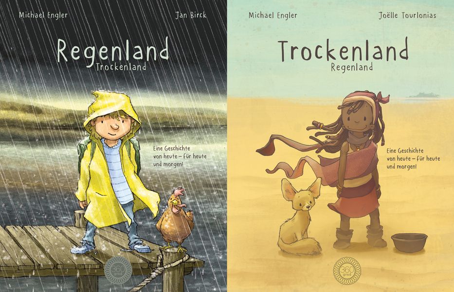 Cover von Regenland + Trockenland – Ein Wendebuch