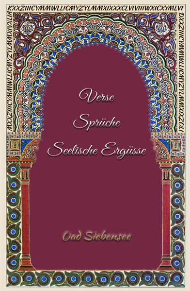 Cover von Verse Sprüche Seelische Ergüsse