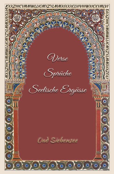 Cover von Verse Sprüche Seelische Ergüsse