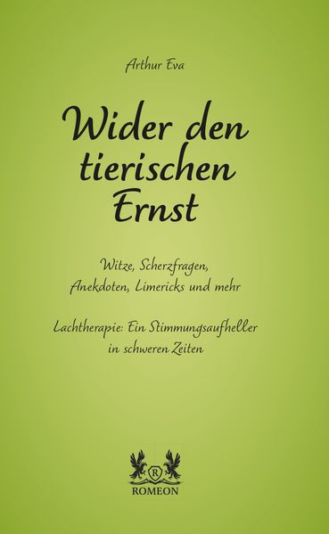 Cover von Wider den tierischen Ernst