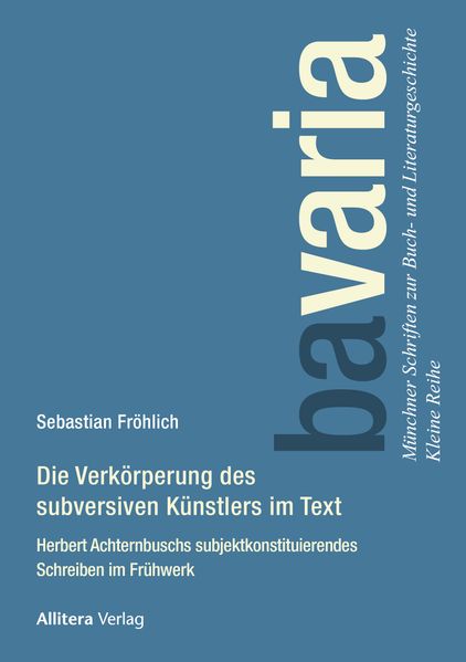 Cover von Die Verkörperung des subversiven Künstlers im Text
