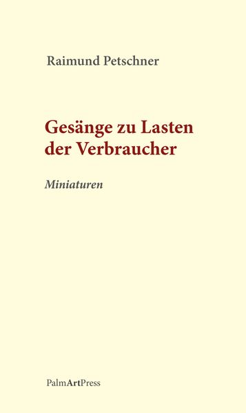 Cover von Gesänge zu Lasten der Verbraucher