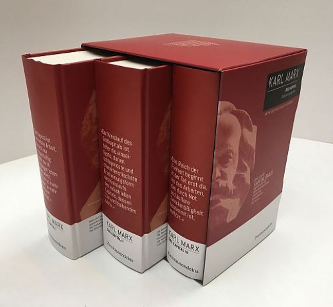 Cover von Das Kapital – Kritik der politischen Ökonomie. Gesamtausgabe in drei Bänden
