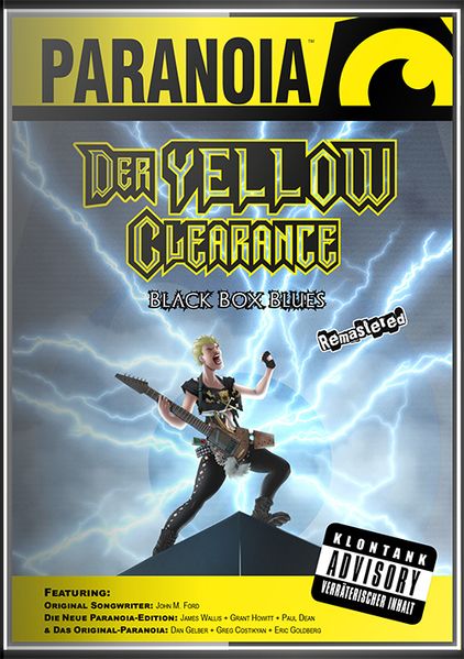 Cover von Paranoia – Yellow Clearance Black Box Blues – Abenteuer