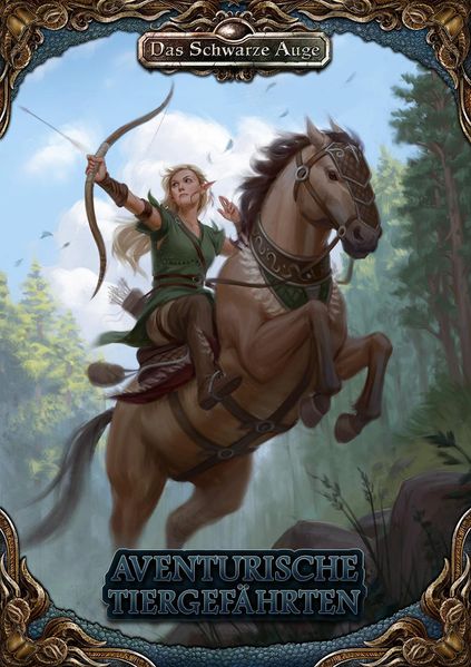 Cover von Aventurische Tiergefährten – Taschenbuch