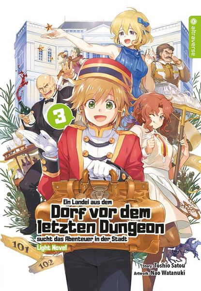 Cover von Ein Landei aus dem Dorf vor dem letzten Dungeon sucht das Abenteuer in der Stadt Light Novel 03