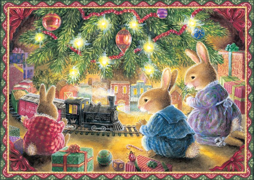 Cover von Adventskalender „Weihnachten in Familie“ – der hübsche kleine Kalender für die Adventszeit und zu Weihnachten