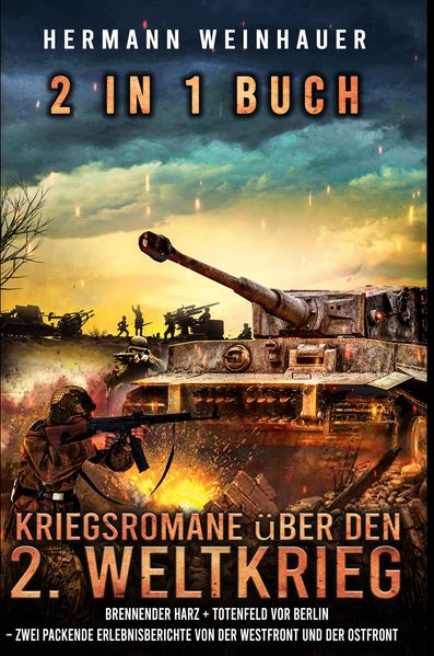 Cover von 2 in 1 Buch – Kriegsromane über den 2. Weltkrieg