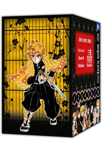 Cover von Demon Slayer 8 mit Schuber und Extra