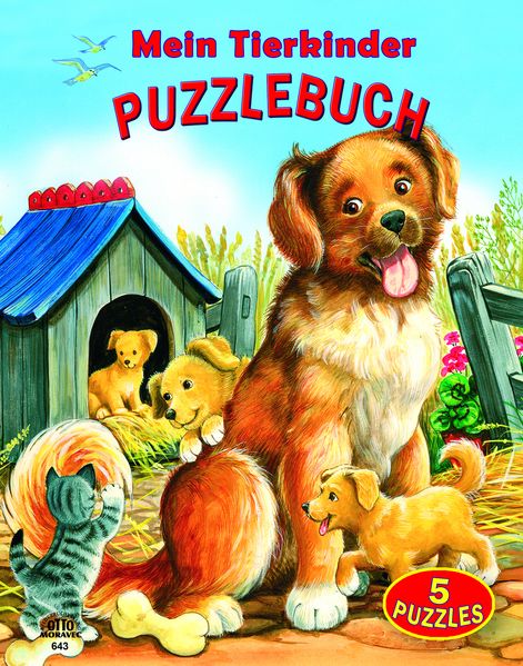 Cover von Puzzlebuch Tierkinder
