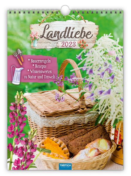 Cover von Trötsch Classickalender Landliebe 2023