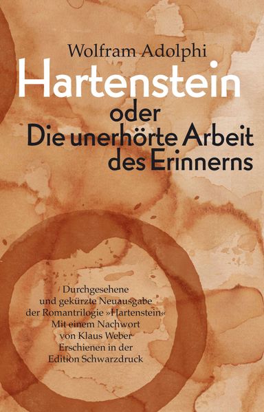 Cover von Hartenstein oder Die unerhörte Arbeit des Erinnerns