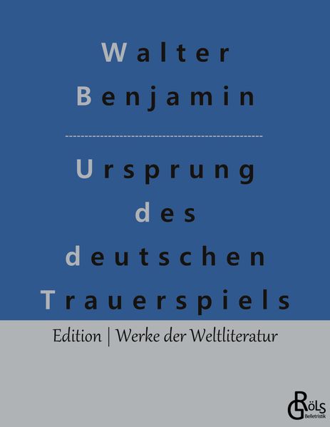 Cover von Ursprung des deutschen Trauerspiels